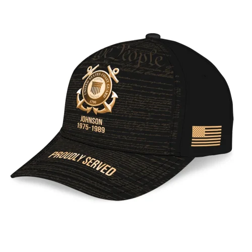 New Release! Personalized Gift U.S. Coast Guard All over Print Cap BLVTR280524A02CG