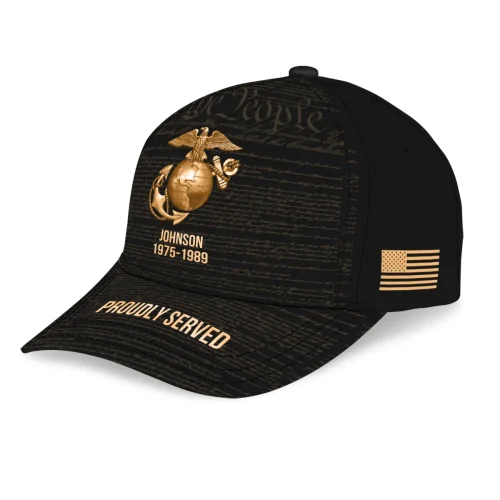 New Release! Personalized Gift U.S. Marine Corps All over Print Cap BLVTR280524A02MC