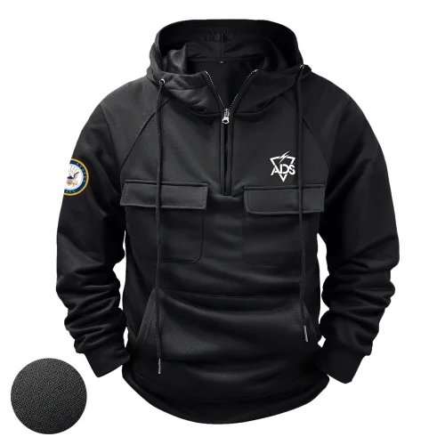 Special Release ADS, Inc. x US Military Branch Tactical Quarter Zip Hoodie BLVTR120724A1ADS