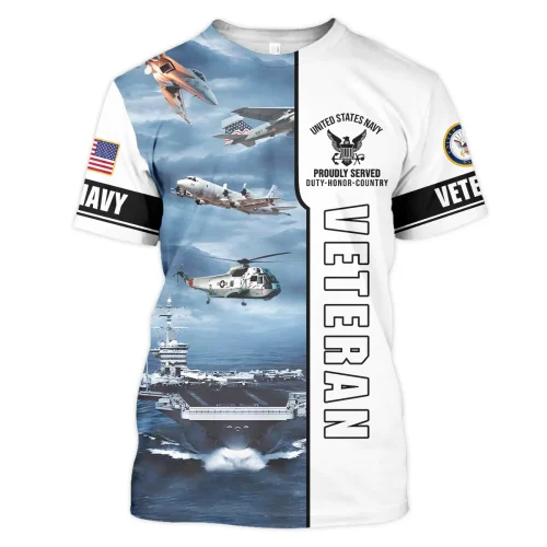 New Release Father Day U.S. Navy Veterans Premium T-Shirt All Over Prints Gift Loves BLVTR240424A02NVTS