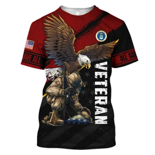 New Release U.S. Air Force Veterans Premium T-Shirt All Over Prints Gift Loves HBLVTR030424A02AF