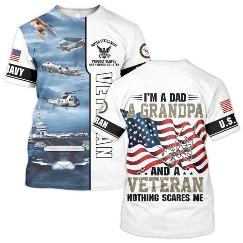 New Release Father Day U.S. Navy Veterans Premium T-Shirt All Over Prints Gift Loves BLVTR240424A02NVTS