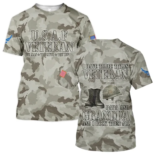 New Release Father Day U.S. Air Force Veterans Premium T-Shirt All Over Prints Gift Loves BLVTR250424A03AFTS