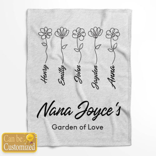 PERSONALIZED NANA JOYCE'S GARDEN OF LOVE