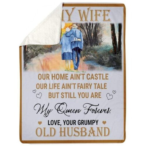 To My Wife - From Husband - Couple blanket -- Premium Blanket