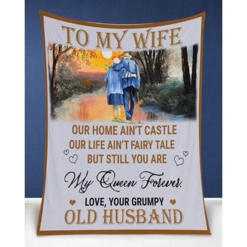 To My Wife - From Husband - Couple blanket -- Premium Blanket